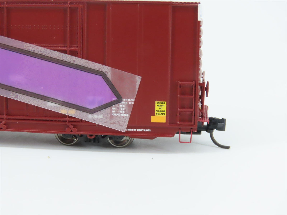 N Scale TrainWorx 2807-06 SP UP Union Pacific 86&#39; Auto Parts Box Car #616552