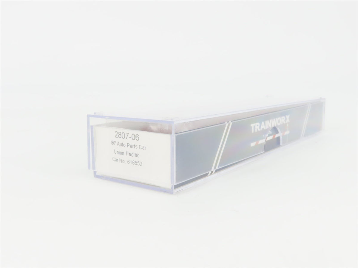 N Scale TrainWorx 2807-06 SP UP Union Pacific 86&#39; Auto Parts Box Car #616552