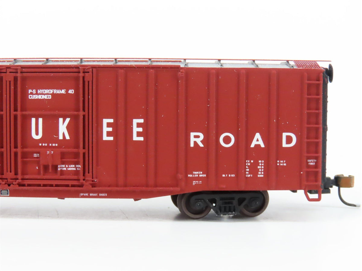 N Scale Athearn MILW Milwaukee Road 60&#39; PS Auto Parts Boxcar #4009