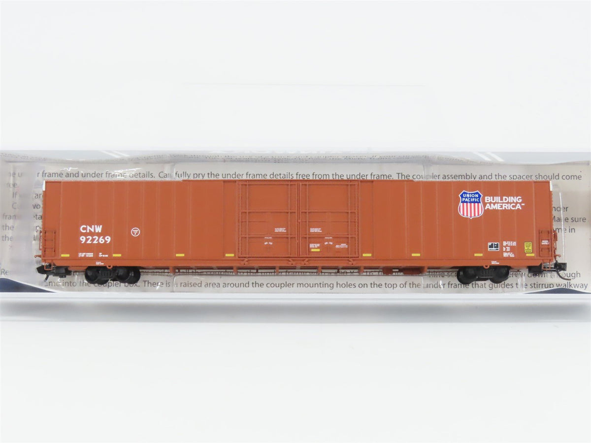 N Scale TrainWorx 2907-05 CNW UP Union Pacific 86&#39; Auto Parts Box Car #92269