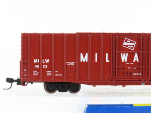 N Scale Athearn 10783 MILW Milwaukee Road 60' PS Auto Parts Boxcar #4022