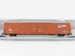 N Scale TrainWorx 2907-10 WP UP Union Pacific 86' Auto Parts Box Car #86092