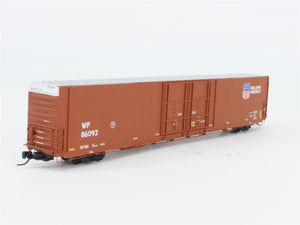 N Scale TrainWorx 2907-10 WP UP Union Pacific 86' Auto Parts Box Car #86092