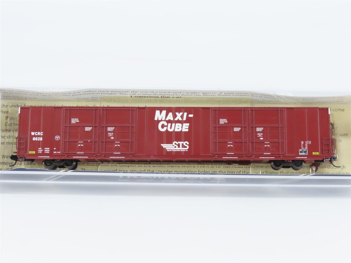 N Scale TrainWorx 2878-02 WCRC STS Maxi-Cube 86&#39; Auto Parts Box Car #8628