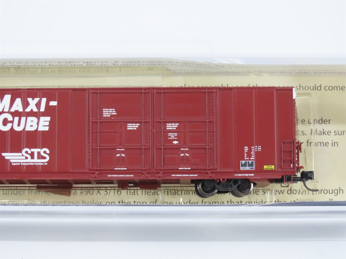 N Scale TrainWorx 2878-03 WCRC STS Maxi-Cube 86&#39; Auto Parts Box Car #8634