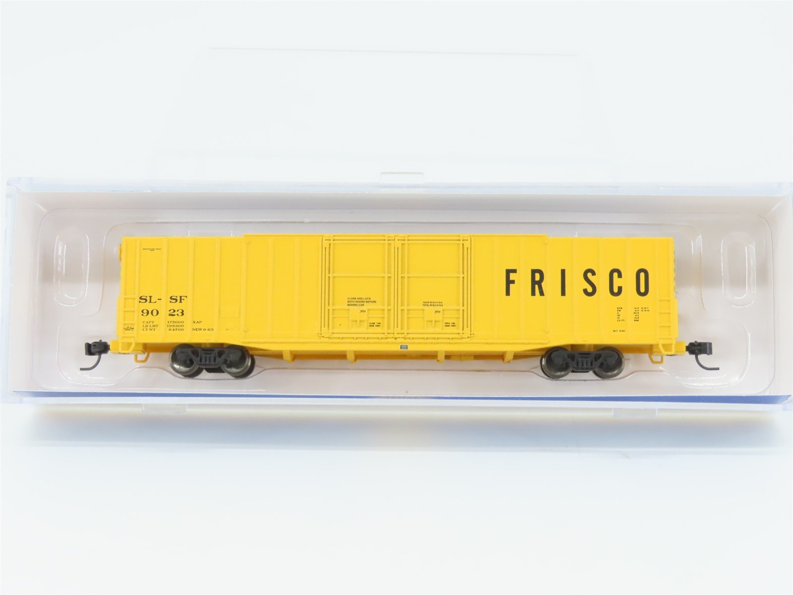 N Scale Athearn ATH6714 SL-SF Frisco Railroad 60' Auto Parts Box Car #9023