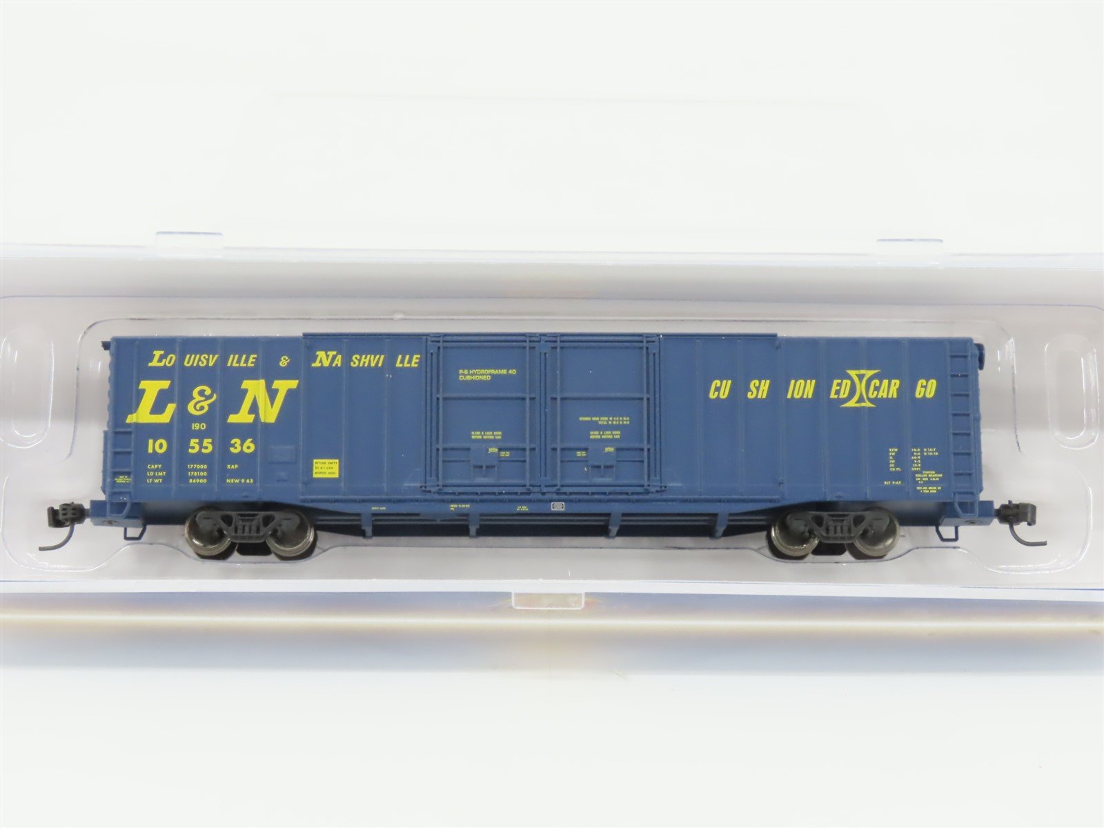N Scale Athearn ATH6708 L&N Louisville & Nashville 60' Auto Parts Box Car 105536