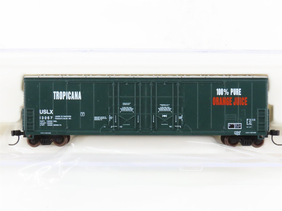 N Scale Atlas 31052 USLX Tropicana 50&#39; Evans DPD Boxcar #13067