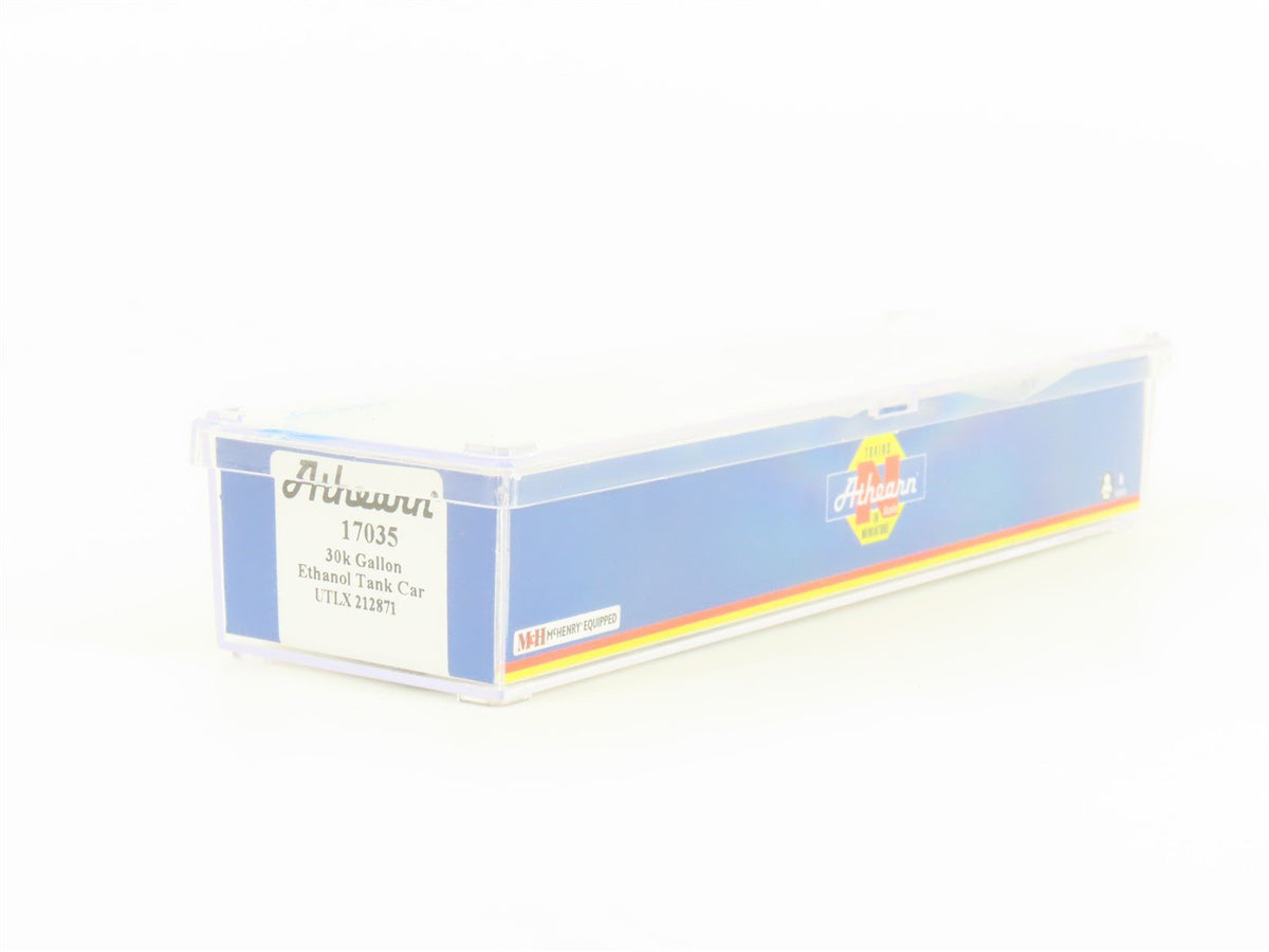 N Scale Athearn 17035 UTLX 30k Gallon Ethanol Tank Car #212871