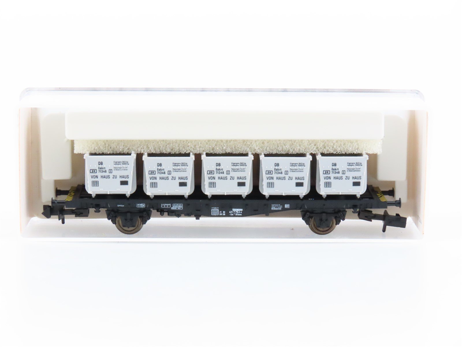N Scale Fleischmann 8231K DB Von Haus Zu Haus Flatcar #793-0 w/Loads