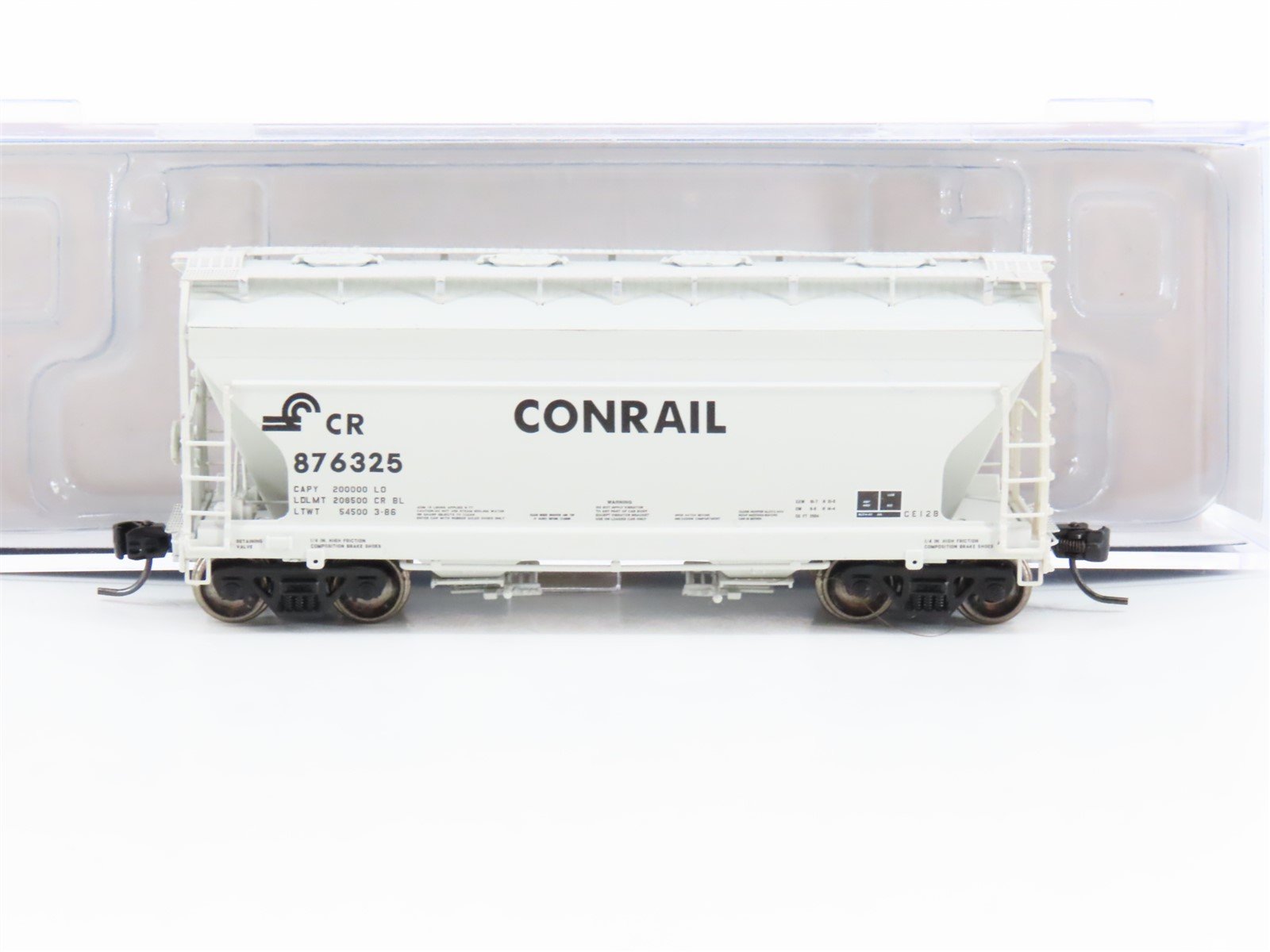 N Scale Athearn 23362 CR Conrail ACF 2970 2-Bay Covered Hopper #876325