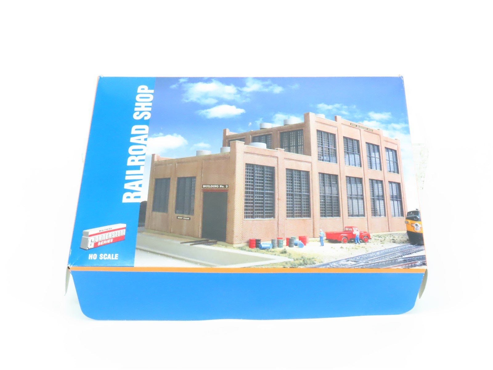 HO 1/87 Scale Walthers Cornerstone Kit #933-2970 Railroad Shop Building