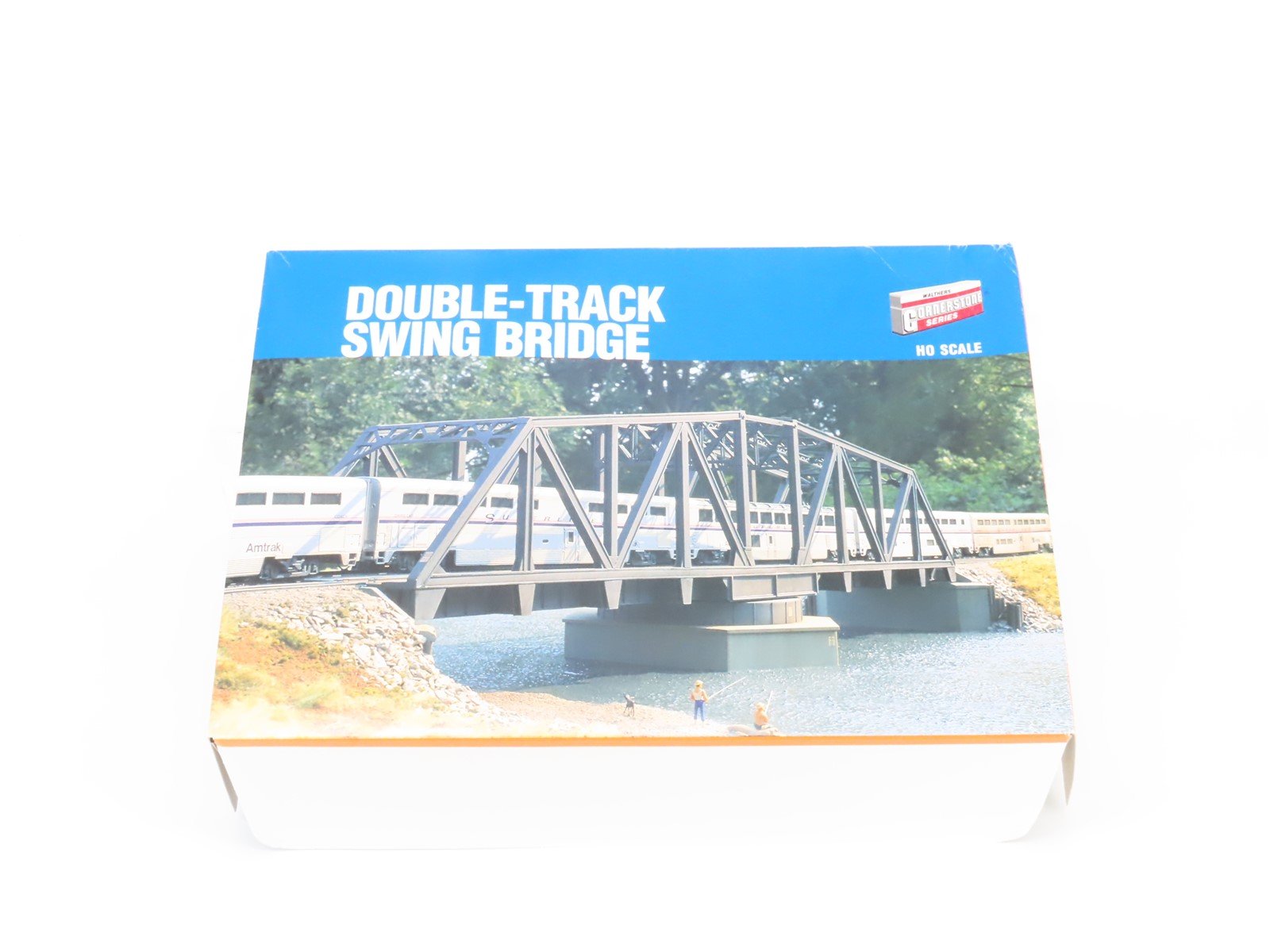 HO 1/87 Scale Walthers Cornerstone Kit #933-3088 Double Track Swing Bridge