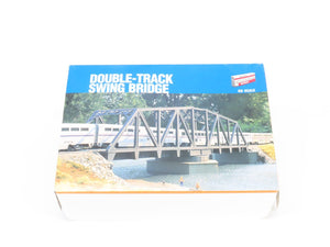 HO 1/87 Scale Walthers Cornerstone Kit #933-3088 Double Track Swing Bridge