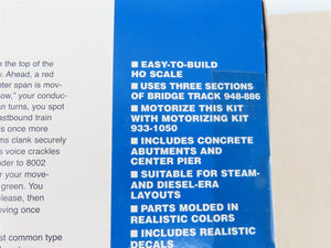 HO 1/87 Scale Walthers Cornerstone Kit #933-3088 Double Track Swing Bridge