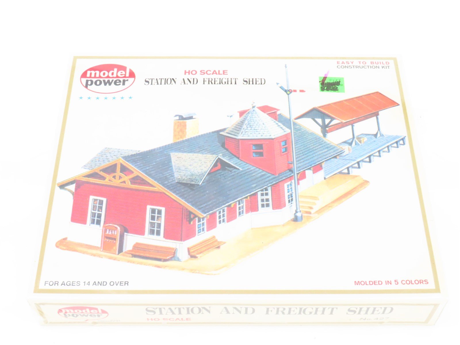 HO 1/87 Scale Model Power Kit #427 Station & Freight Shed - Sealed