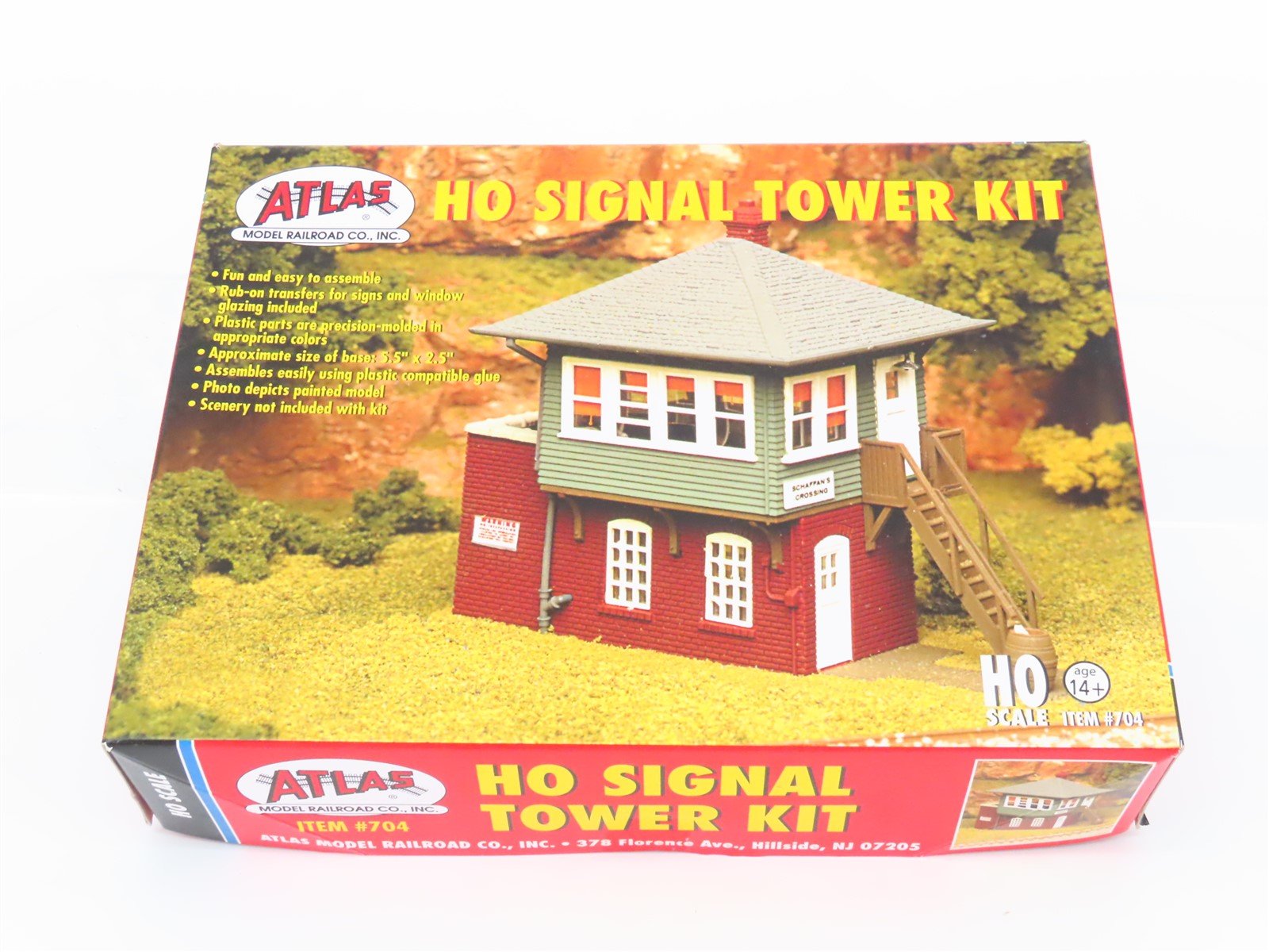 HO 1/87 Scale Atlas Kit #704 Signal Tower Building