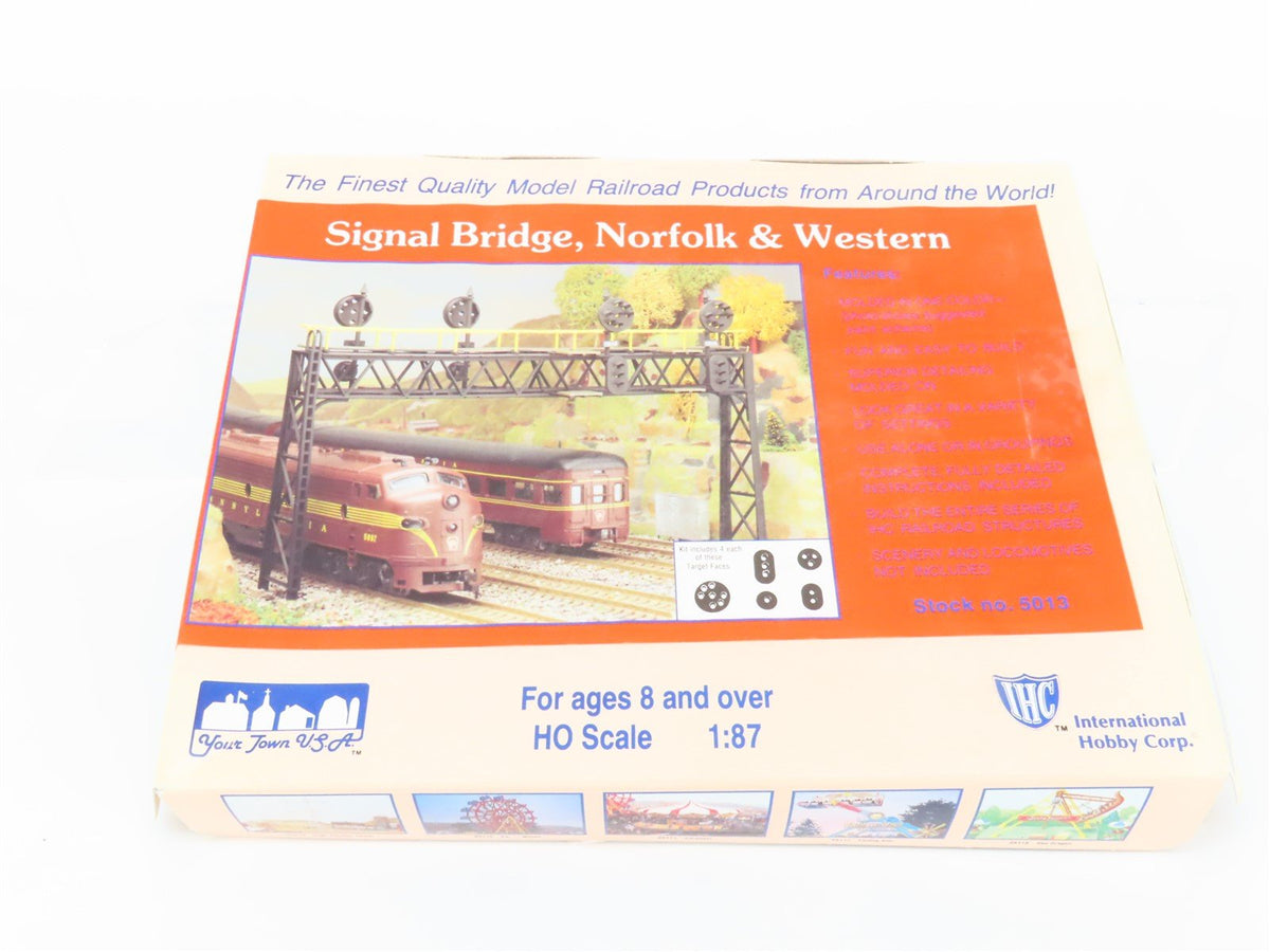 HO 1/87 Scale IHC Your Town USA Kit #5013 N&amp;W Norfolk &amp; Western Signal Bridge