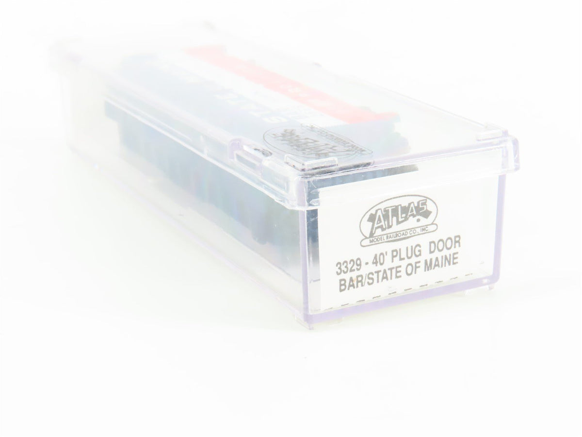 N Scale Atlas 3329 BAR Bangor &amp; Aroostook &quot;State of Maine&quot; 40&#39; Boxcar #2573