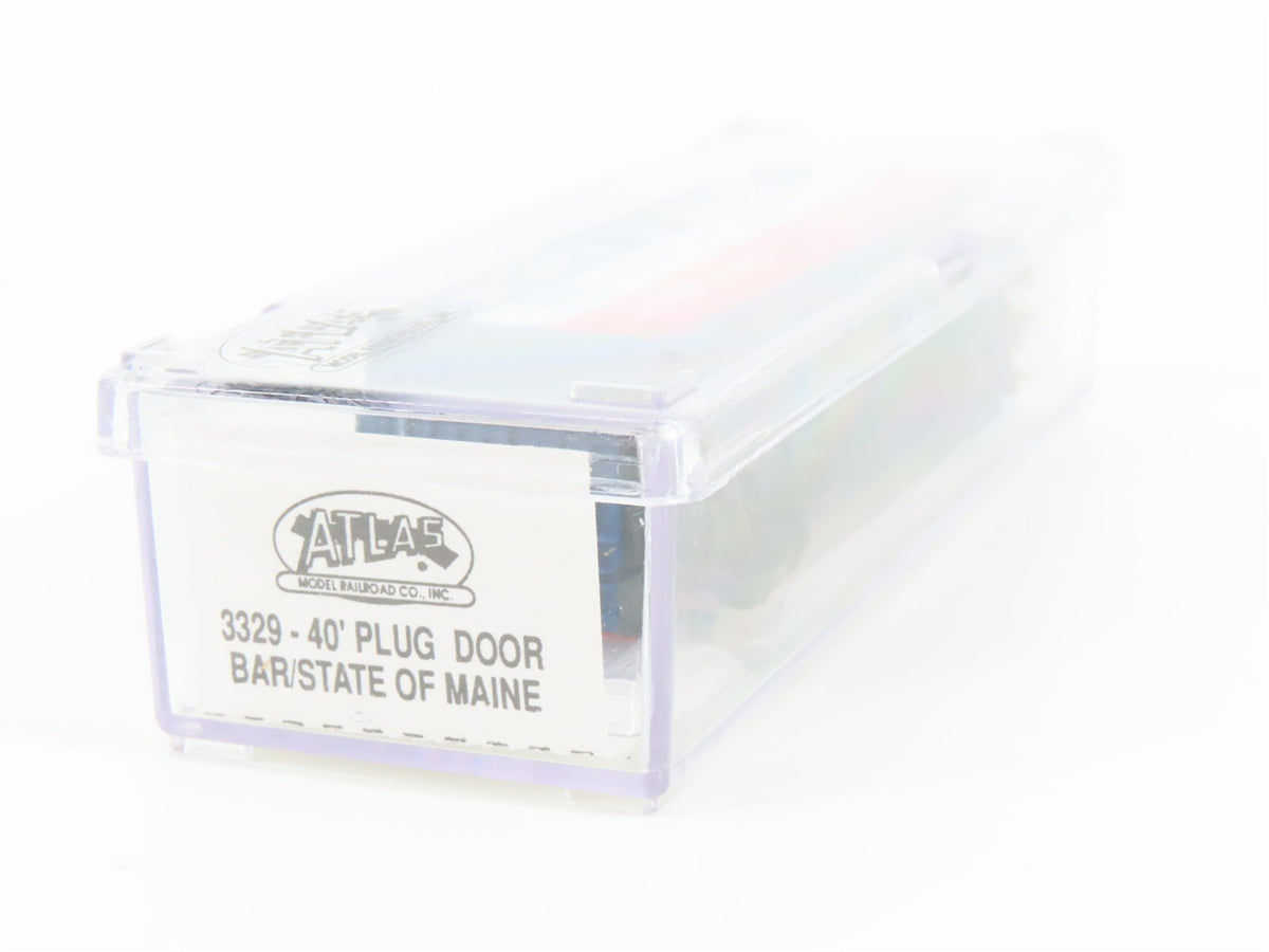 N Scale Atlas 3329 BAR Bangor &amp; Aroostook &quot;State of Maine&quot; 40&#39; Boxcar #2573