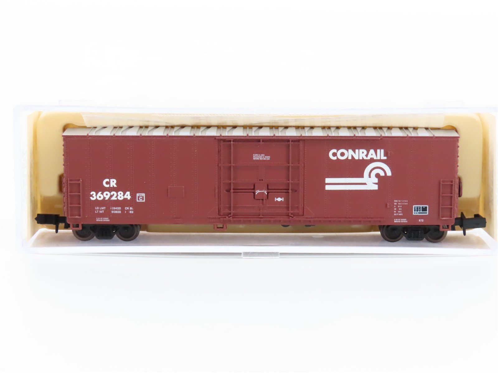 N Scale Atlas 33681 CR Conrail 50' FGE Single Door Boxcar #369284