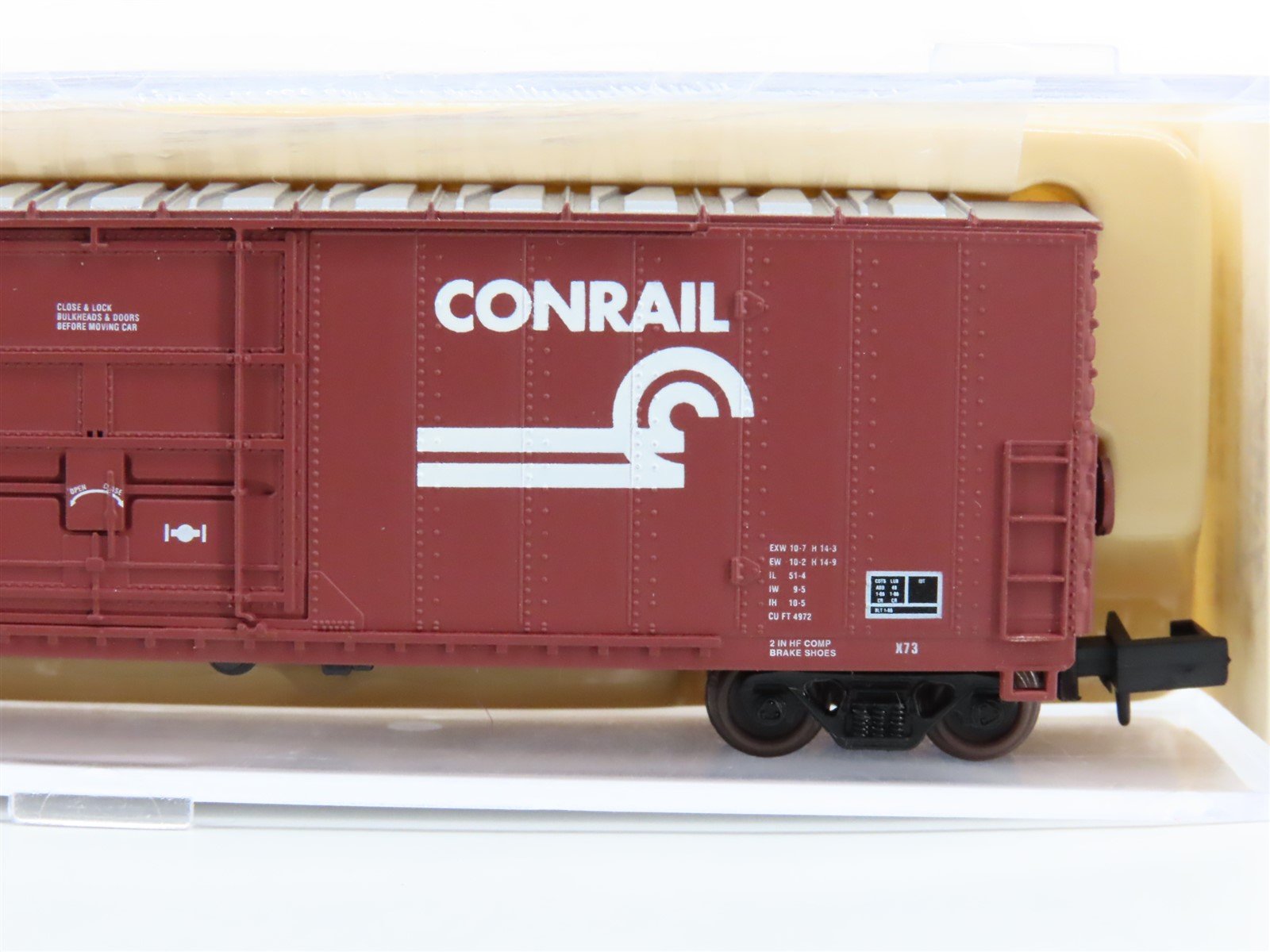 N Scale Atlas 33681 CR Conrail 50' FGE Single Door Boxcar #369284
