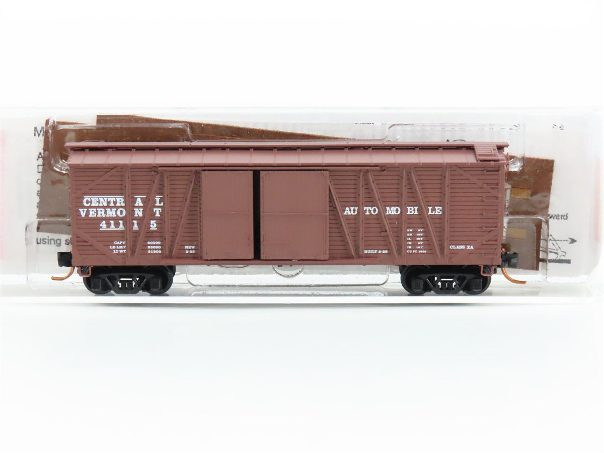 N Scale Micro-Trains MTL 02900050 CV Central Vermont 40&#39; Wood Boxcar #41115
