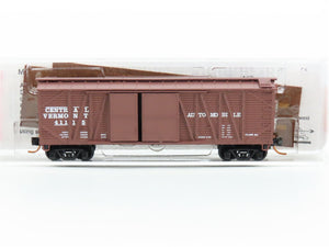 N Scale Micro-Trains MTL 02900050 CV Central Vermont 40' Wood Boxcar #41115