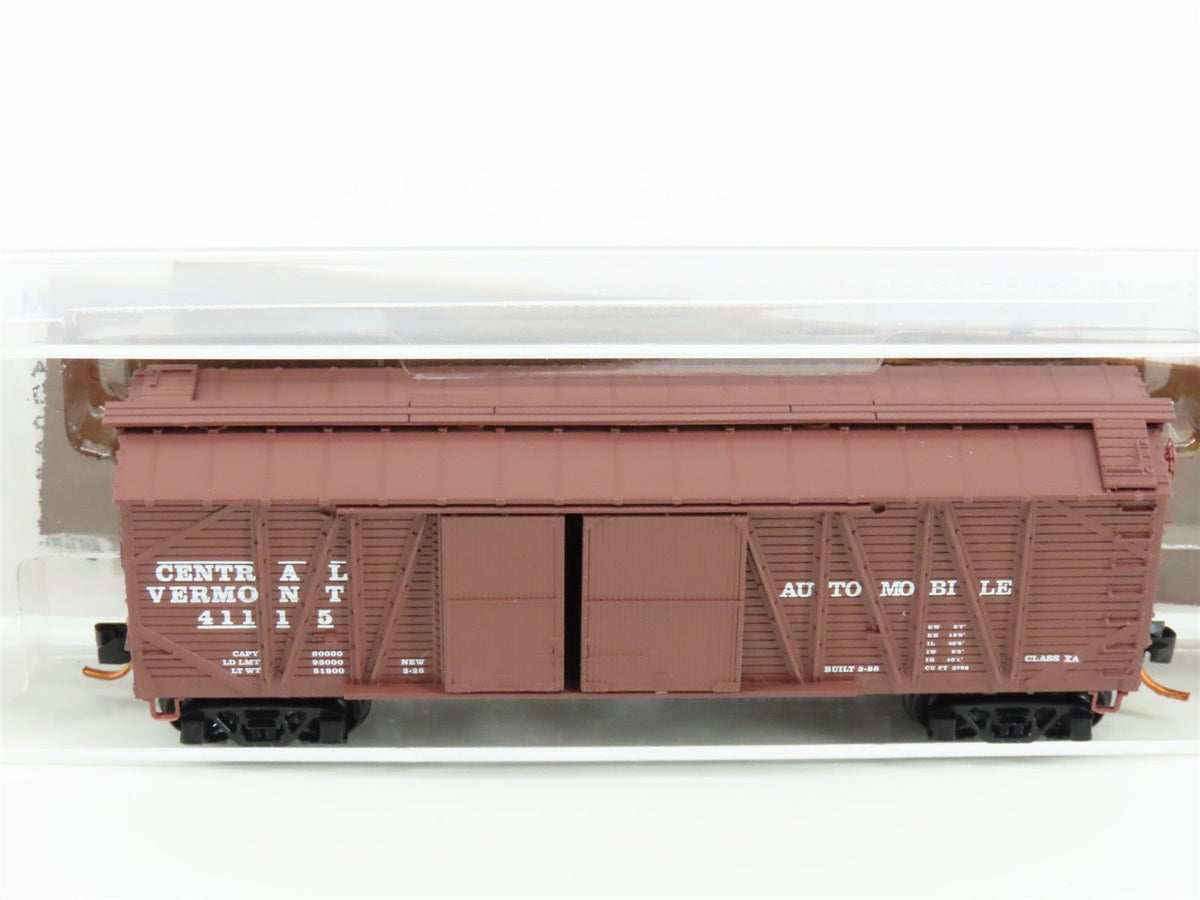 N Scale Micro-Trains MTL 02900050 CV Central Vermont 40&#39; Wood Boxcar #41115