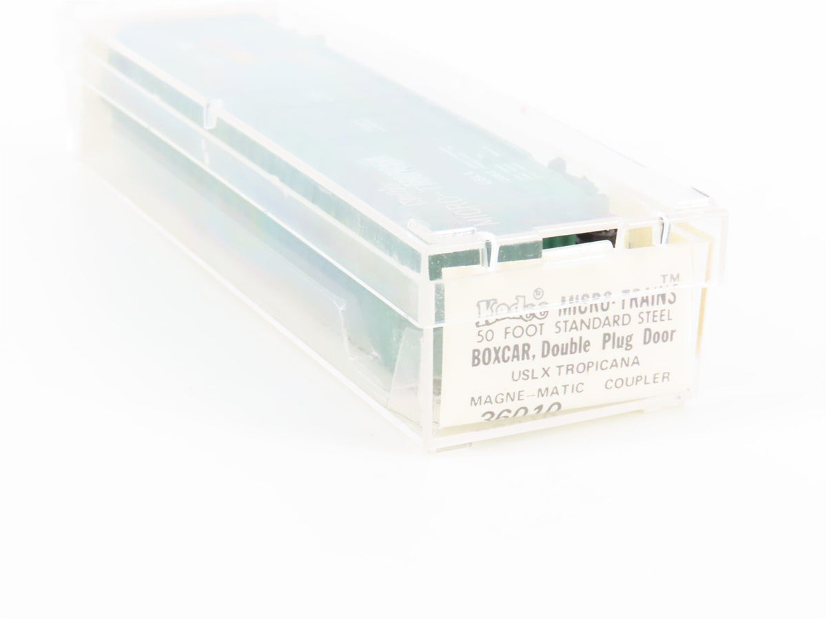 N Scale Micro-Trains MTL/Kadee 36010 USLX Tropicana 50&#39; Standard Boxcar #13083