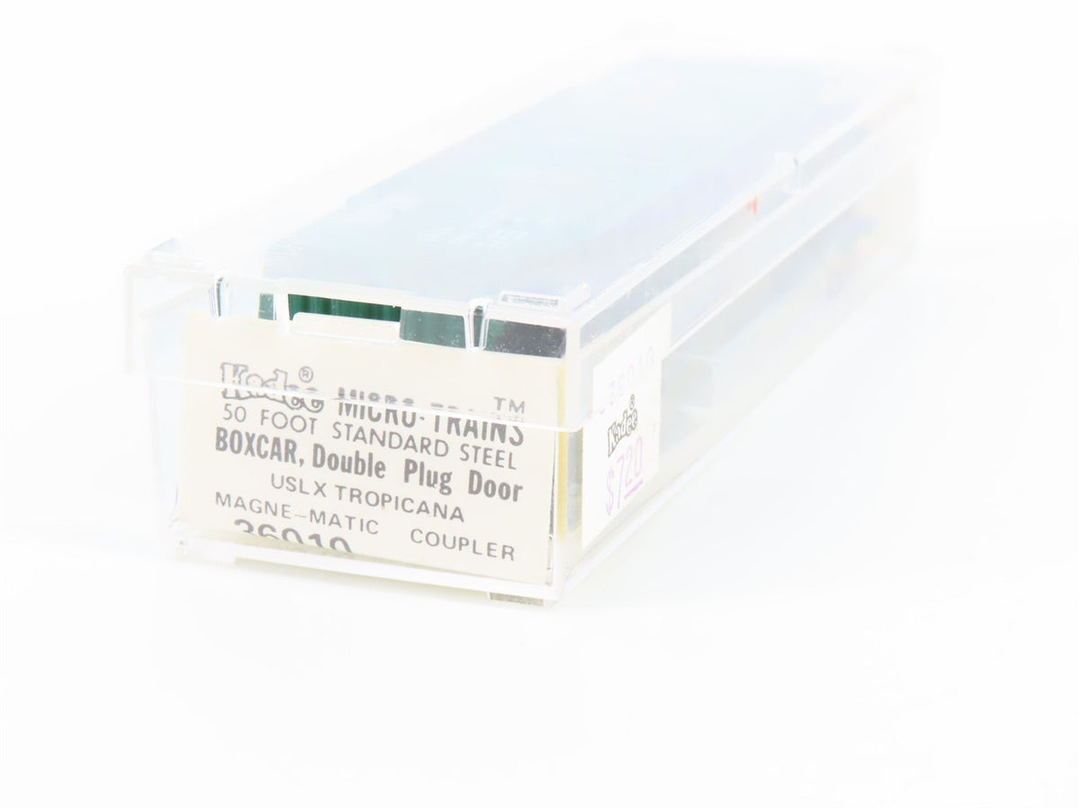 N Scale Micro-Trains MTL/Kadee 36010 USLX Tropicana 50&#39; Standard Boxcar #13083