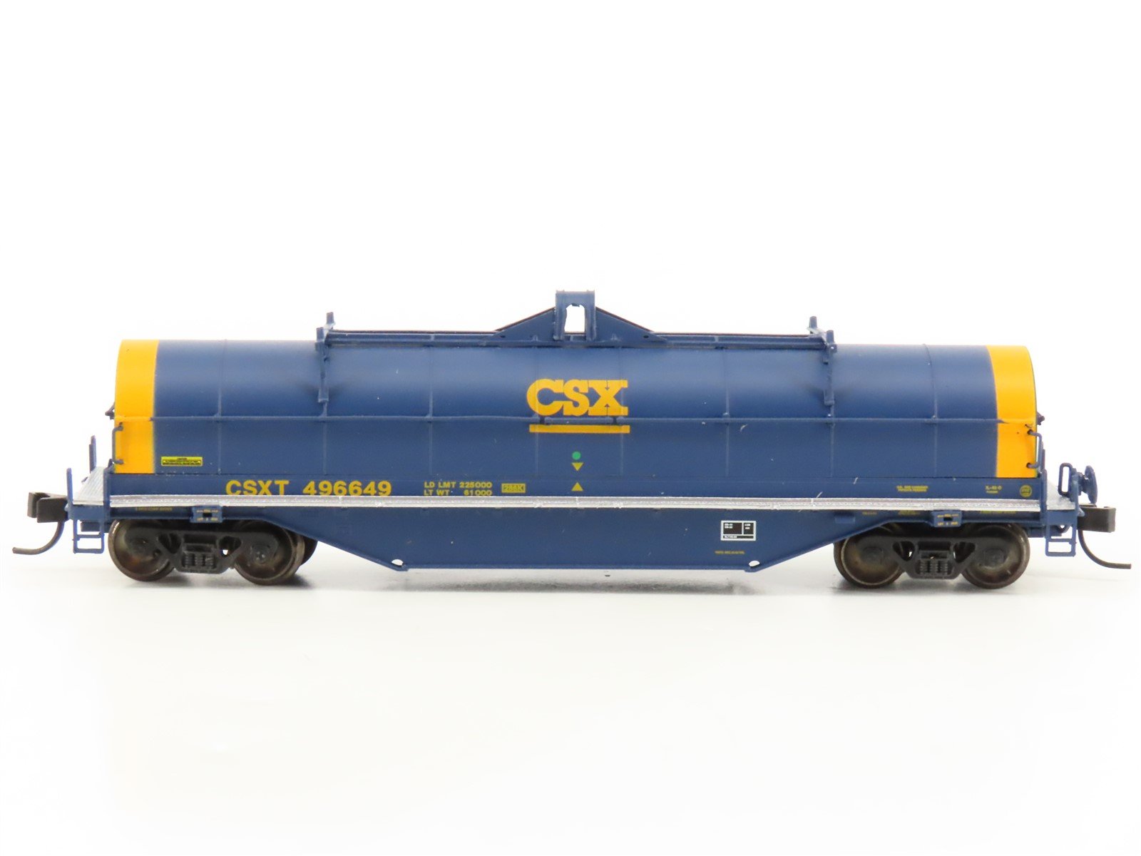 N Scale Atlas 50000844 CSXT Railway Blue 42' Steel Coil Car #496649