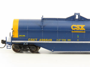 N Scale Atlas 50000844 CSXT Railway Blue 42' Steel Coil Car #496649