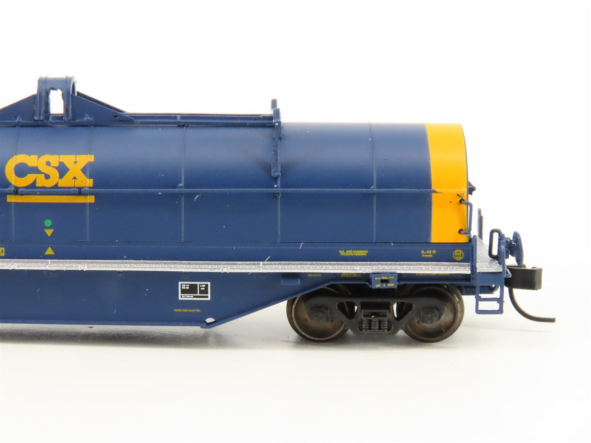 N Scale Atlas 50000844 CSXT Railway Blue 42&#39; Steel Coil Car #496649