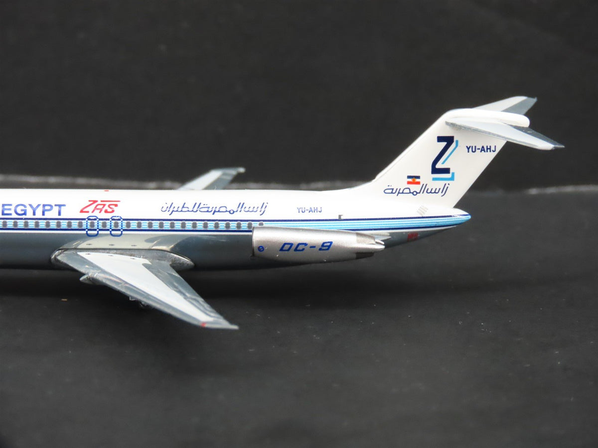 1:400 Aero Classics Die-Cast ZAS Egypt McDonnell Douglas DC-9-30 Aircraft YU-AHJ