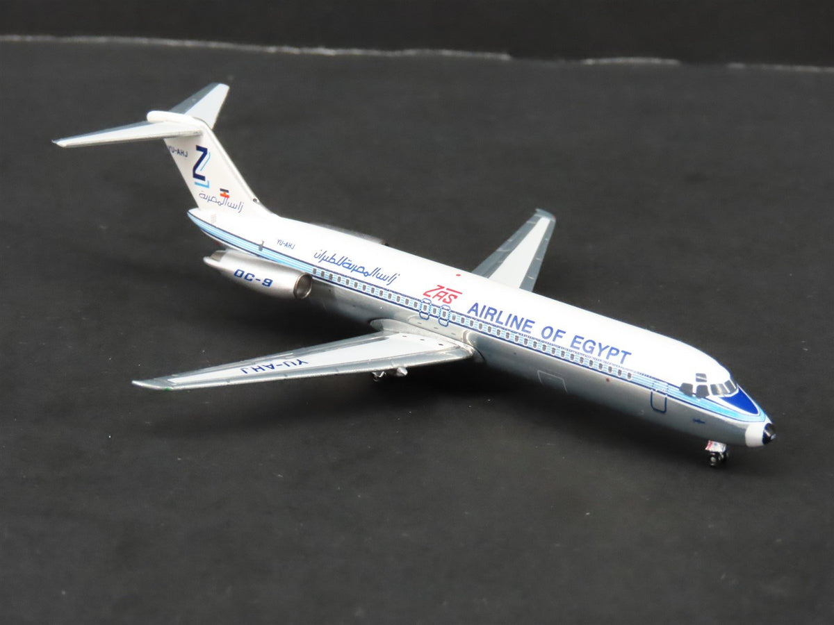 1:400 Aero Classics Die-Cast ZAS Egypt McDonnell Douglas DC-9-30 Aircraft YU-AHJ