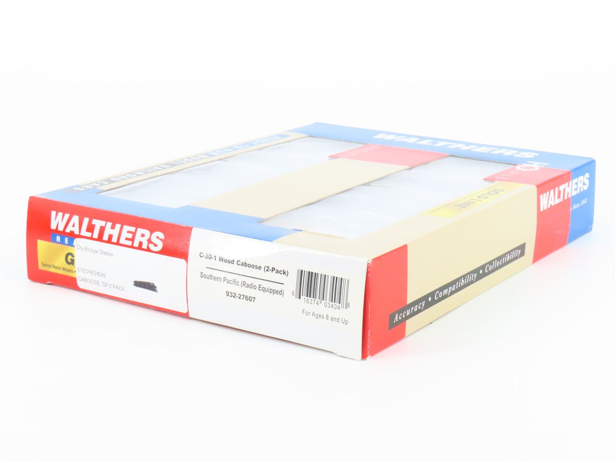 HO Scale Walthers 932-27607 SP Southern Pacific C-30-1 Wood Caboose 2-Pack