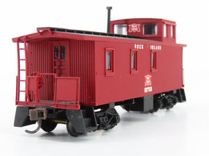 HO Scale Walthers 932-7511 RI Rock Island 30' Wood Offset Cupola Caboose #18759