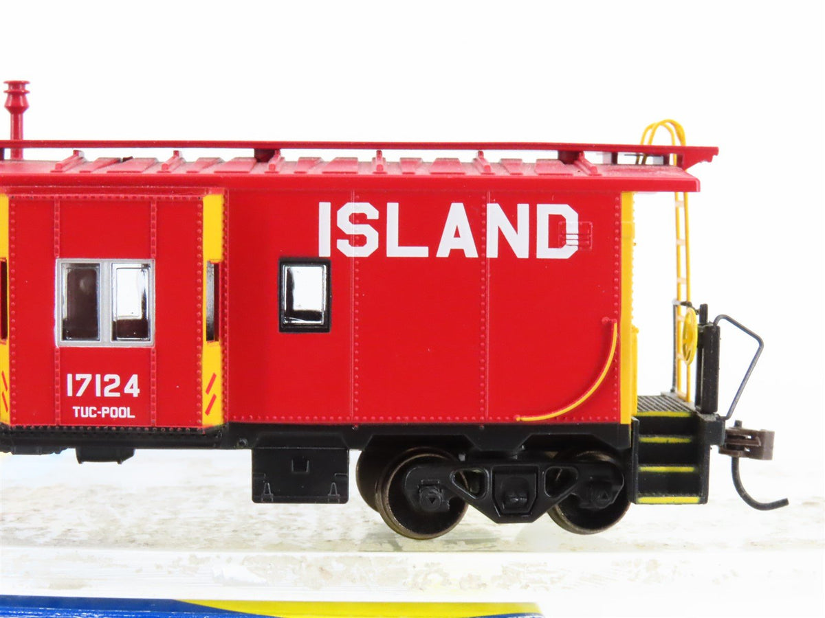 HO Scale Athearn 74679 RI Rock Island Bay Window Caboose #17124
