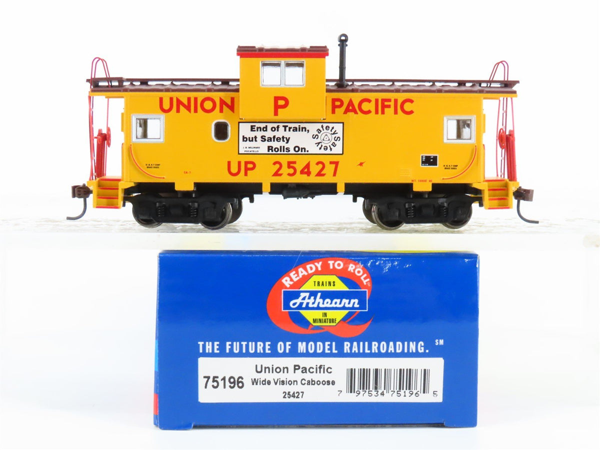 HO Scale Athearn 75196 UP Union Pacific Wide Vision Caboose #25427