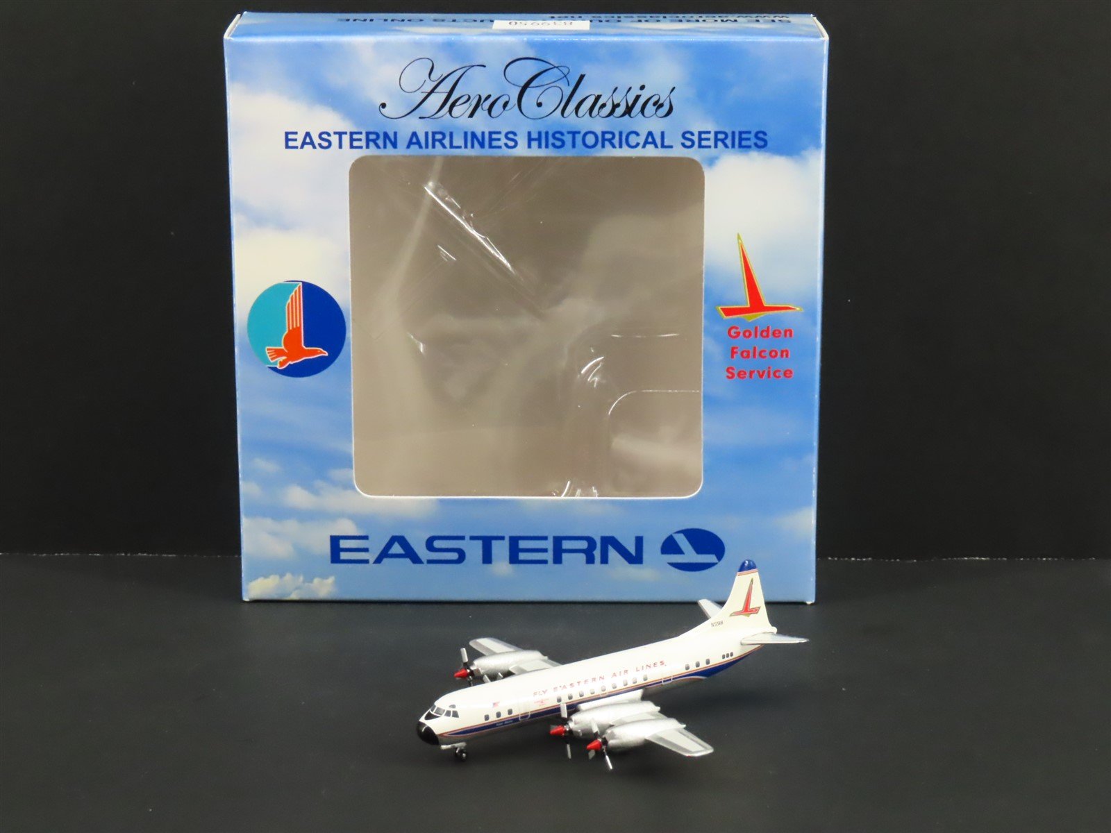 1:400 AeroClassics Die-Cast Eastern Air Lines Lockheed L-188 Aircraft N5518
