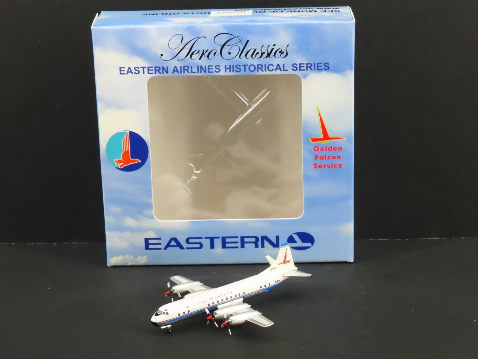 1:400 AeroClassics Die-Cast Eastern Air Lines Lockheed L-188 Aircraft N5505