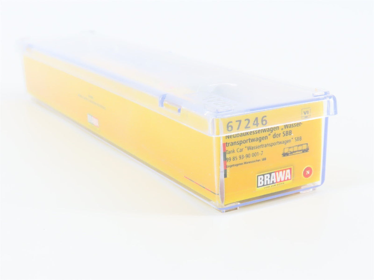 N Scale BRAWA 67246 SBB CFF FFS Swiss Era VI Modern Water Tank Car #001-7