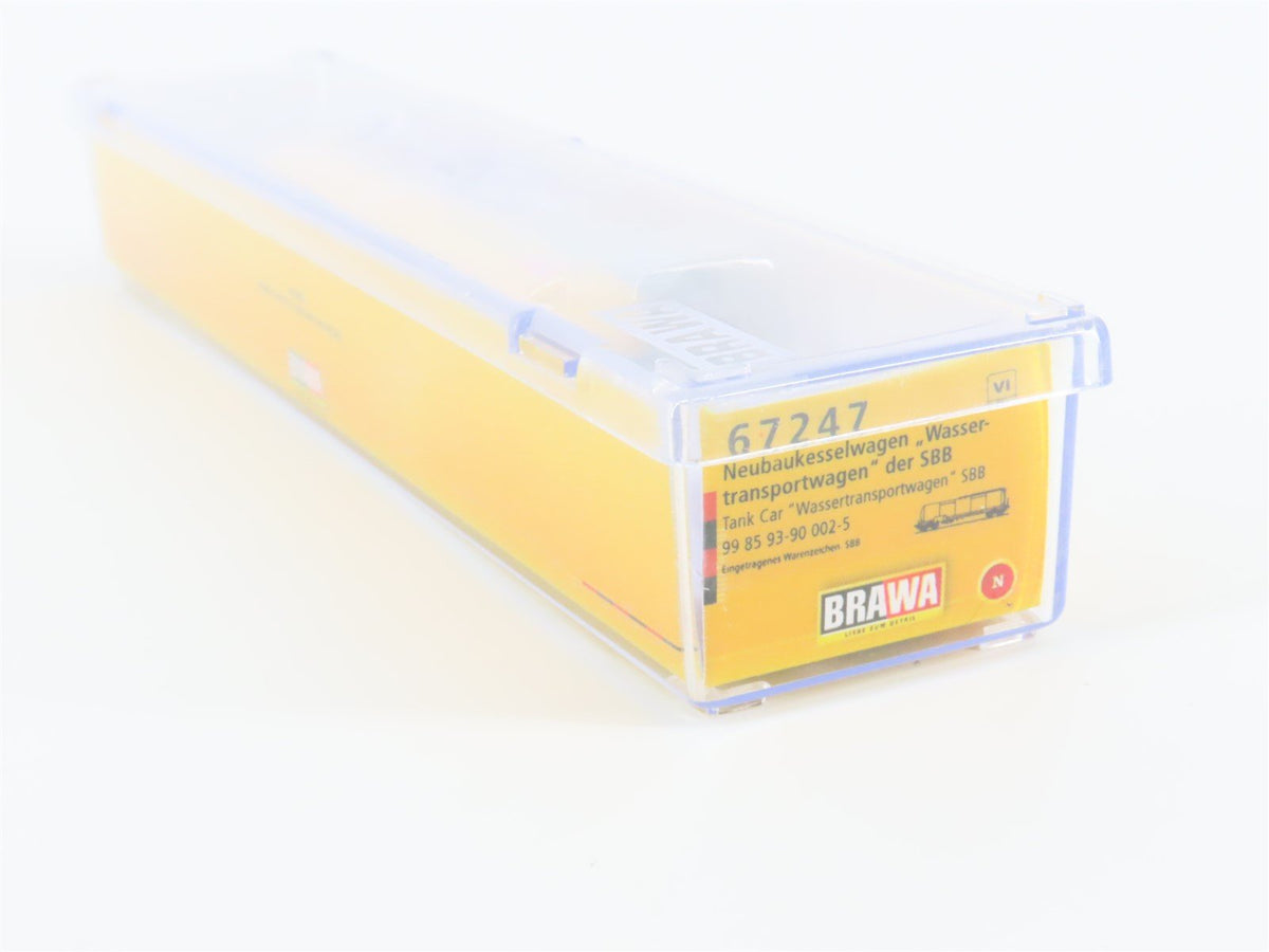 N Scale BRAWA 67247 SBB CFF FFS Swiss Era VI Modern Water Tank Car #002-5