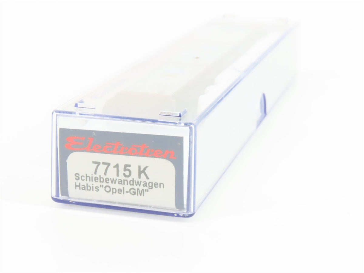 N Electrotren 7715K DB German Opel-GM Type &quot;Habis&quot; Sliding Wall Box Car #188-8P