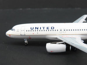 1:400 Aero Classics Baby Bus Die-Cast United Airlines Airbus A320-232 Airliner