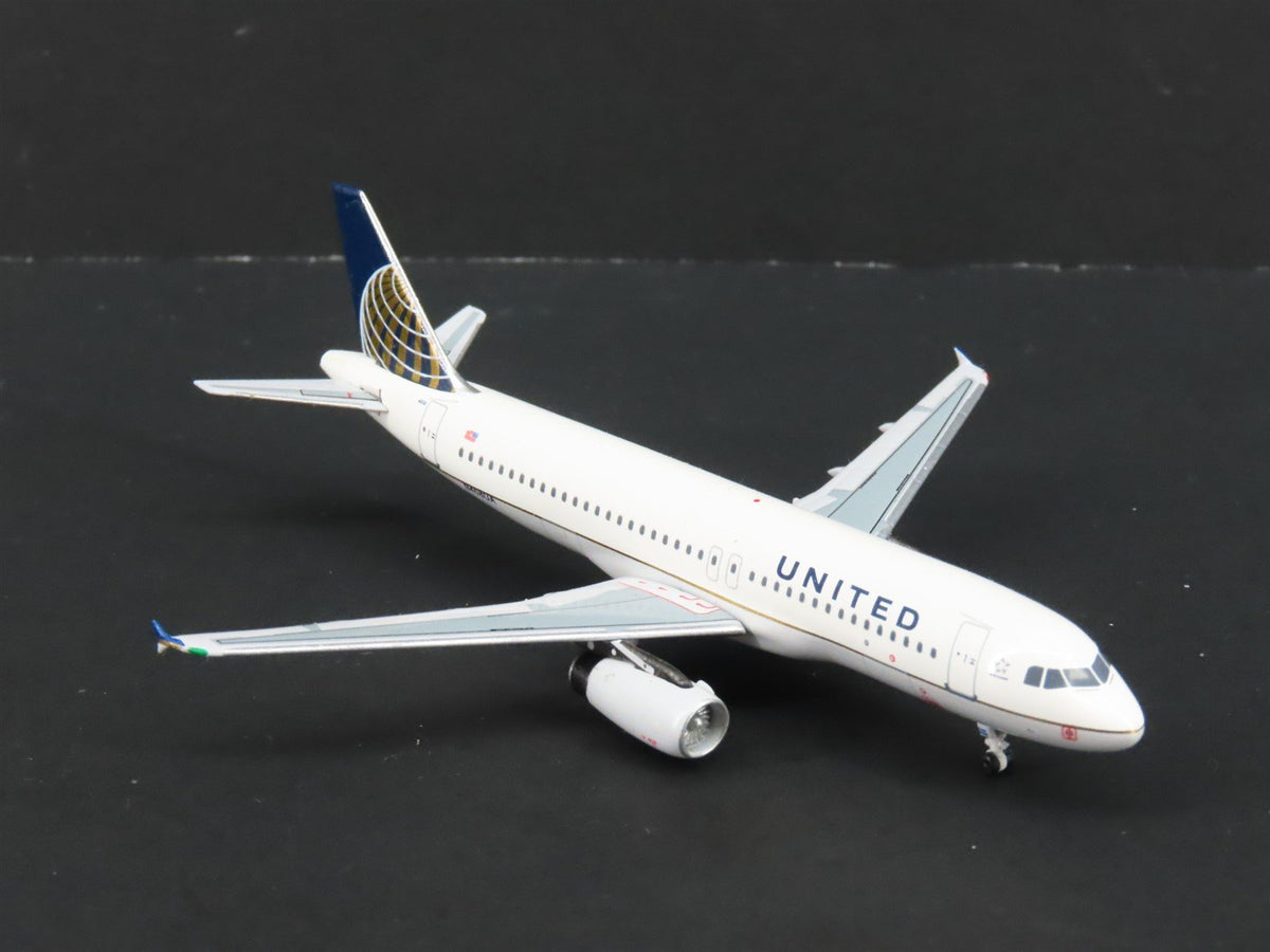 1:400 Aero Classics Baby Bus Die-Cast United Airlines Airbus A320-232 Airliner
