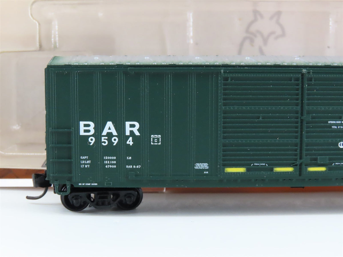 N Scale Fox Valley FVM 8085-4 BAR Bangor &amp; Aroostook 50&#39; FMC 5283 Box Car #9594