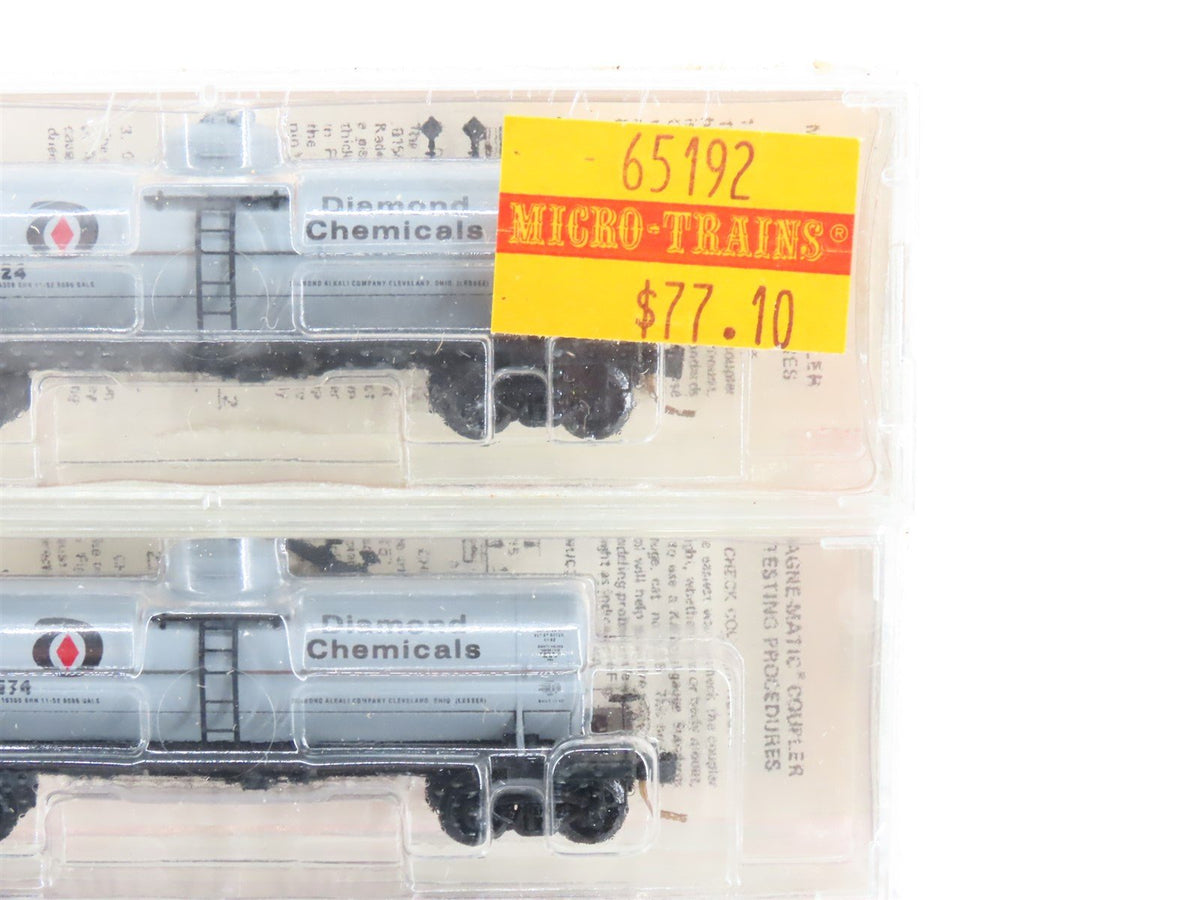 N Kadee Micro-Trains MTL 65192 GATX Diamond Chemicals Tank Car 6-Pack - Sealed
