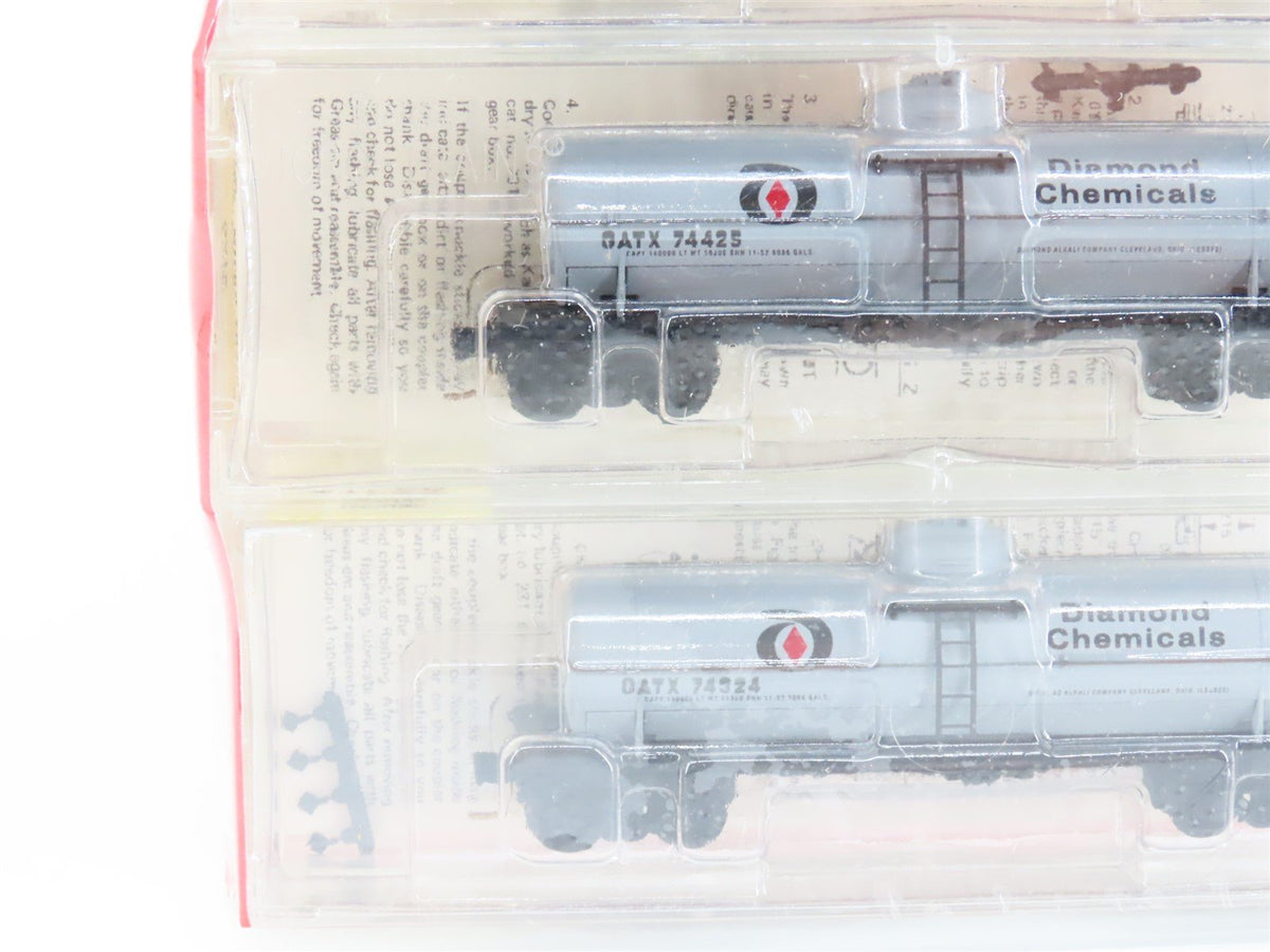 N Kadee Micro-Trains MTL 65192 GATX Diamond Chemicals Tank Car 6-Pack - Sealed